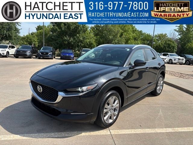 2024 Mazda Mazda CX-30 2.5 S Select Sport in Jet Black Mica — front three-quarter view