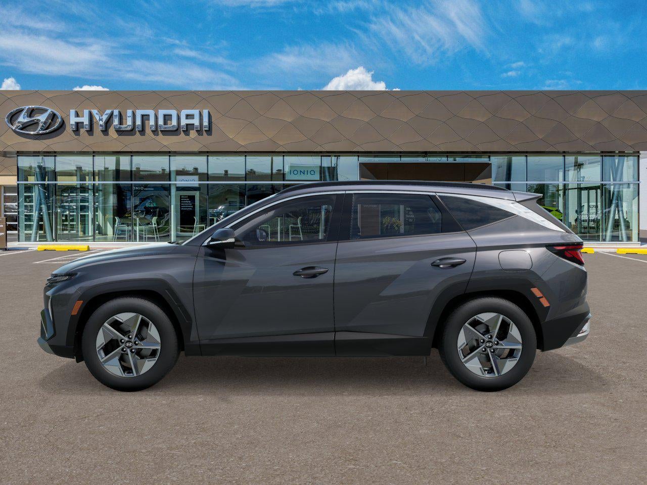 2026 Hyundai TUCSON — rear three-quarter view