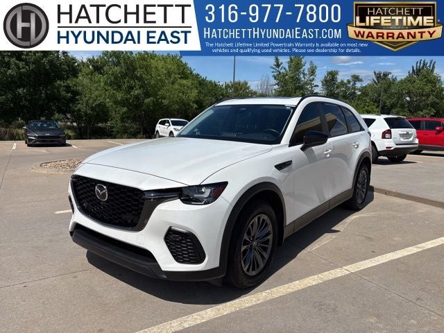 2025 Mazda Mazda CX-70 3.3 Turbo Preferred in Rhodium White Premium — front three-quarter view