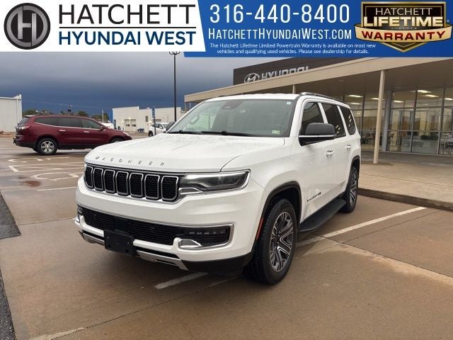 2024 Jeep Wagoneer Series II in Bright White Clearcoat — front three-quarter view