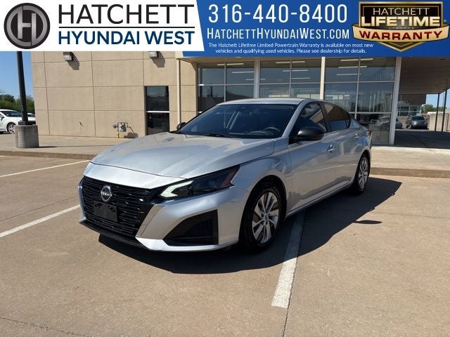 2024 Nissan Altima 2.5 S in Brilliant Silver Metallic — front three-quarter view