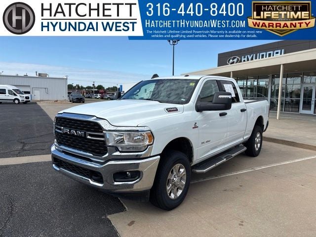 2024 RAM 2500 Big Horn in Bright White Clearcoat — front three-quarter view