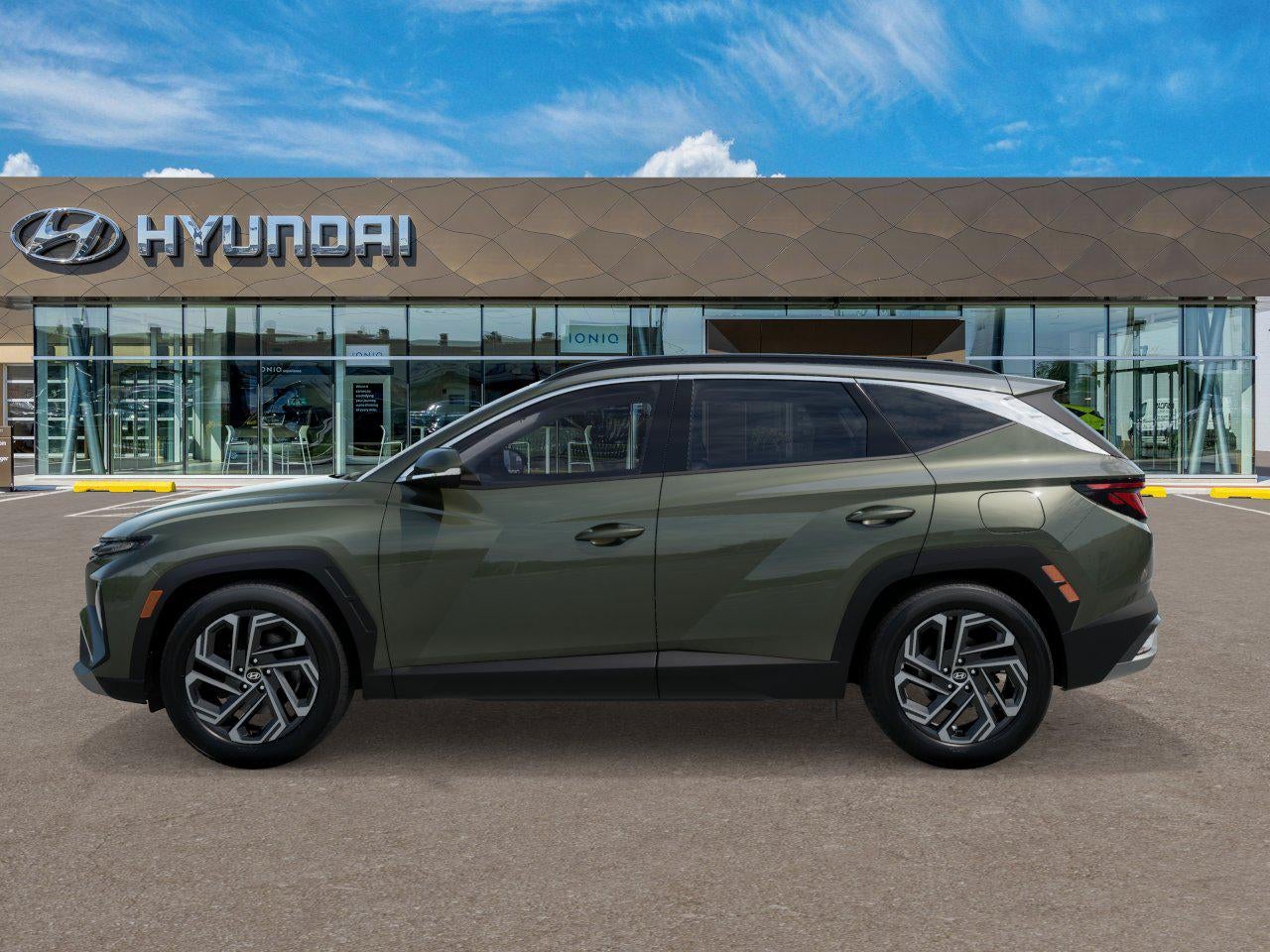 2026 Hyundai TUCSON — rear three-quarter view